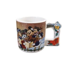Vintage Applause Disney Mickey Mouse Christmas Carol Coffee Mug 80s